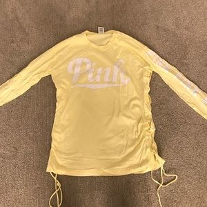 PINK Yellow Long Sleeve